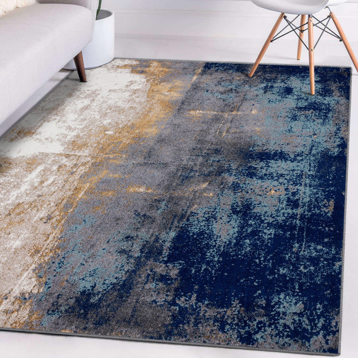 17 Stories Elrosa Abstract Rug & Reviews | Wayfair