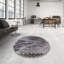Tapis gris / noir Ikat-111338295
