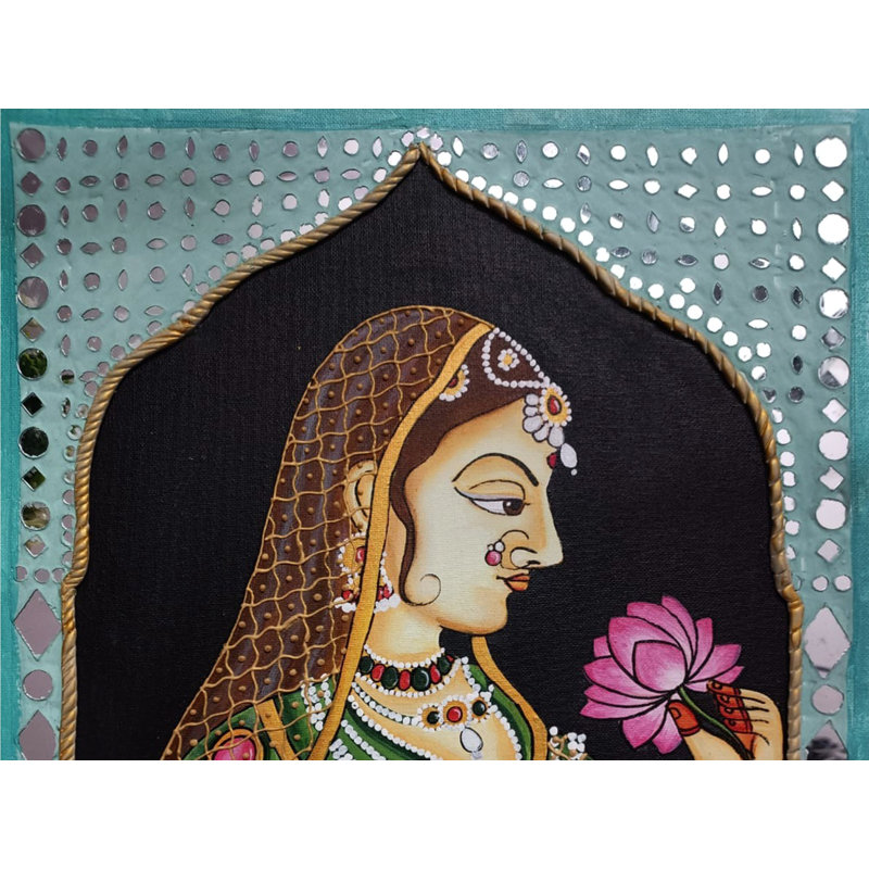 Bani Thani - Art mosaïque | Acrylique sur toile | Par Rojalee Panda