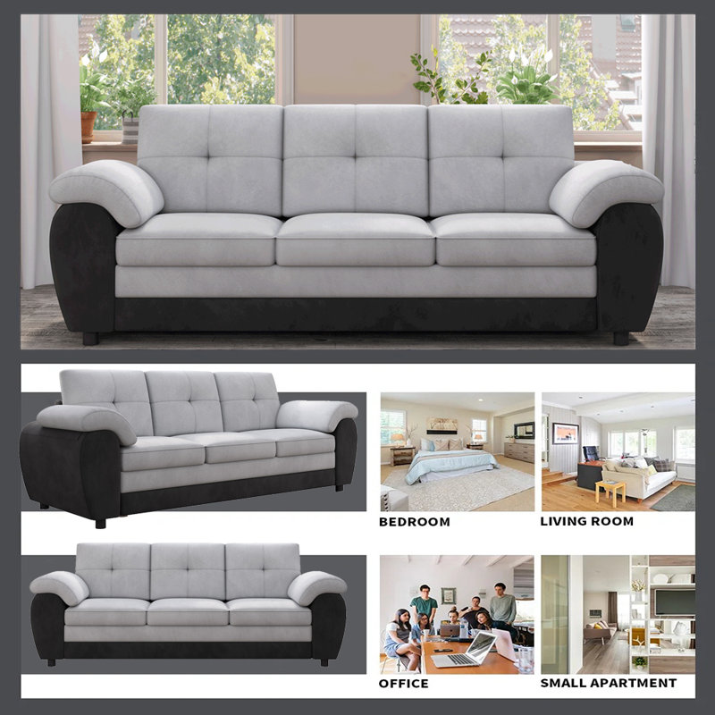 81.9'' Velvet Sofa