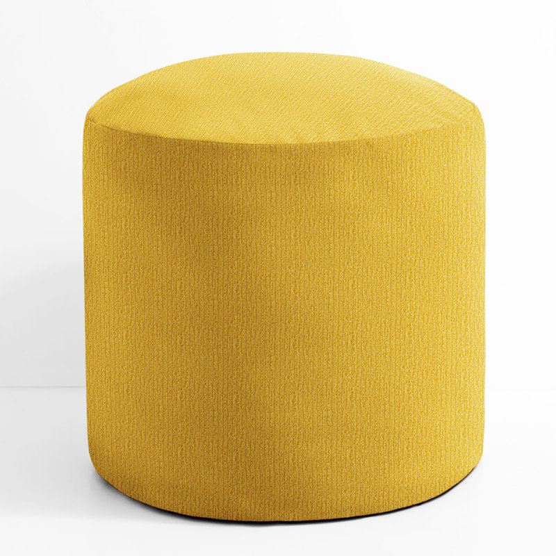 Repose-pieds d'extérieur rembourré avec coussin Sunbrella®, Jaune