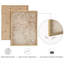 Art mural encadré à motif floral neutre, impression de style botanique rétro pour décor de maison de campagne ou de chalet-112374984-112374980