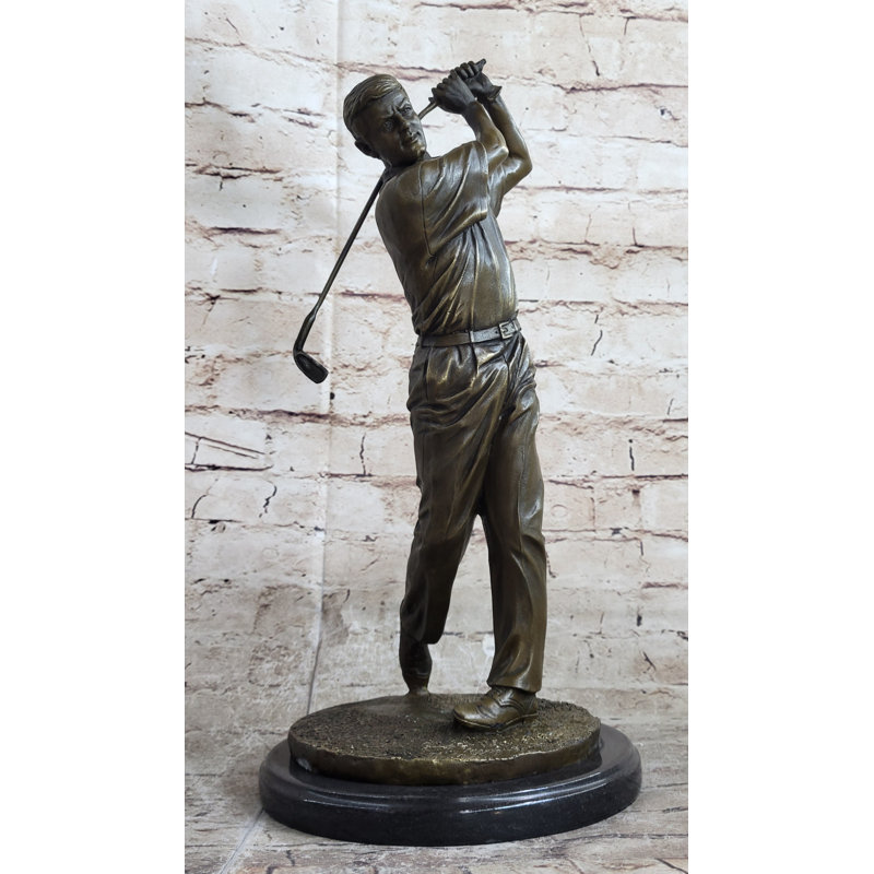 Sculpture Ben Hogan, golfeur, souvenirs de sport