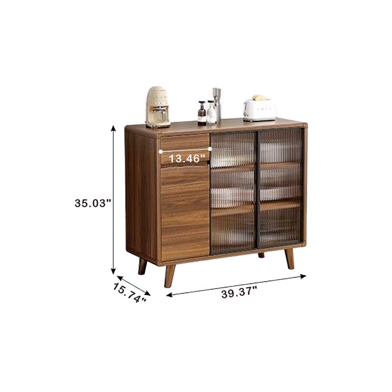 Leverda Sideboard, 35.03" H x 39.37" W x 15.74" D