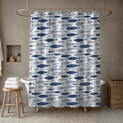 Leeann Animal Print Single Shower Curtain