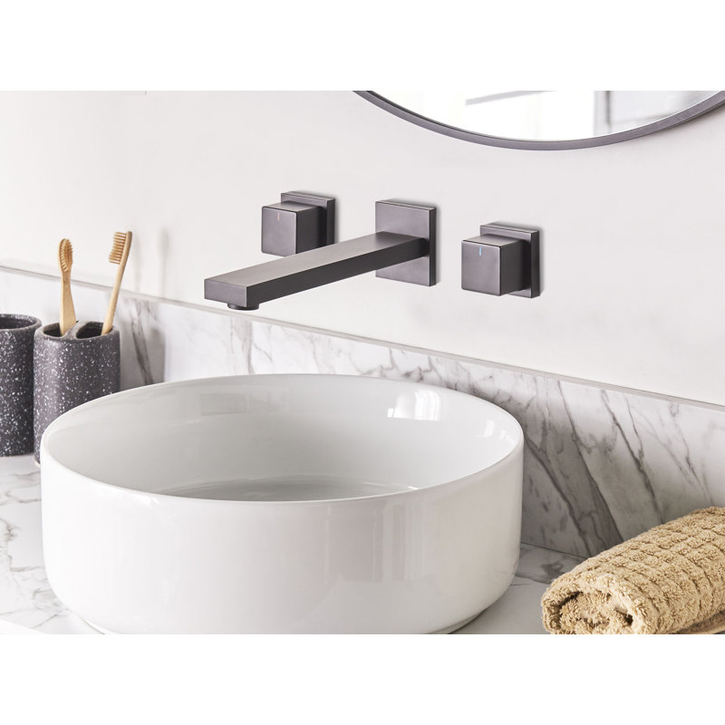 Wall Mounted Basin Mixer Tap PAILON, Black