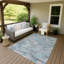 Machine Washable Indoor/Outdoor Huseby ACN2266 Stripes Rug-1059985109