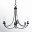 Lustre de style bougie classique Drea-1050960902