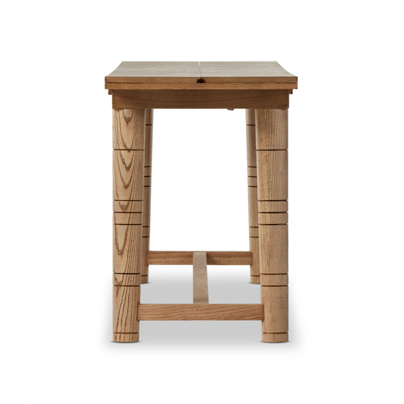 Flip Top 94'' W Solid Wood Console Table