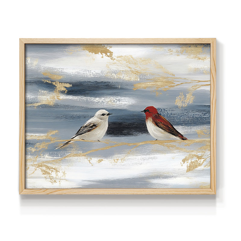 Chirstmas Art-CCLXVII -Framed Print - Restickable, H 8 po x l 10 po, Naturel