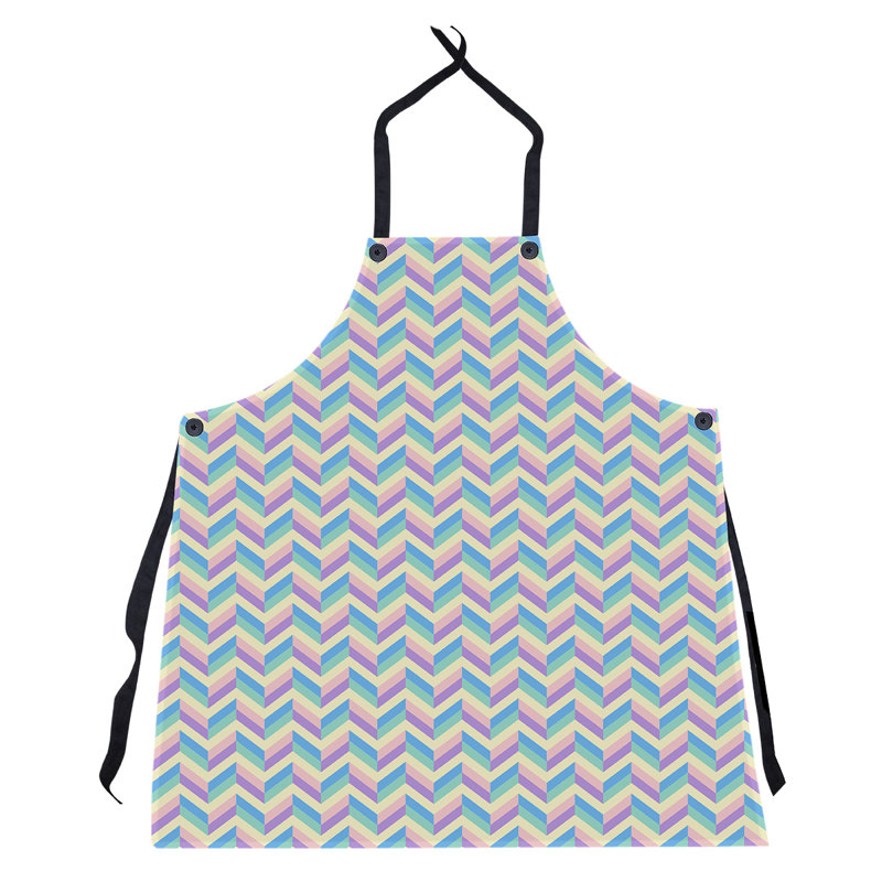 Bib Apron, Yellow Multicolor