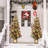 Christmas Tree-Fat Tree Body Contains 4.5Fth Potted Tree 4.5Fth Frost Flowering Tree 108LED Lights, Transparent Light Box Base