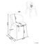 Set of 2 Dining Chairs MILES Corduroy-110715464