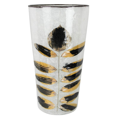Vase en émail peint