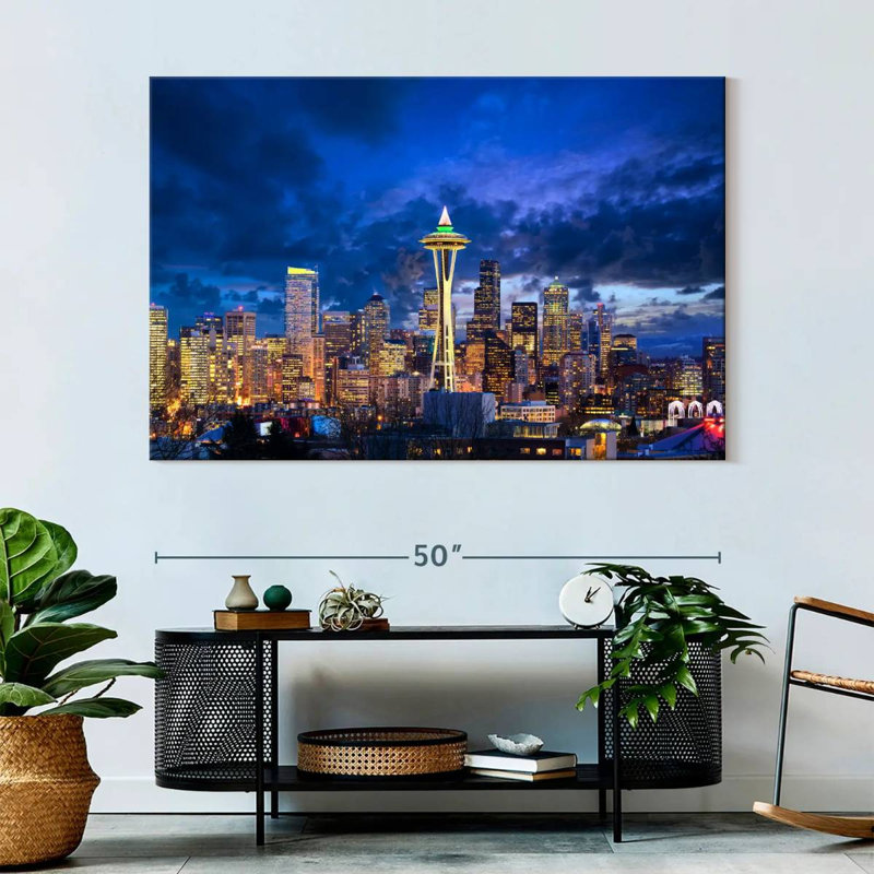 Sireci Space Needle Standout, 34" H x 51" W