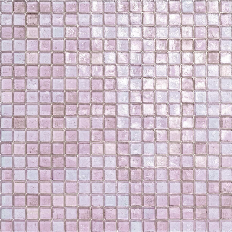 Springviolet 5/8" x 5/8" Glass Mosaic
