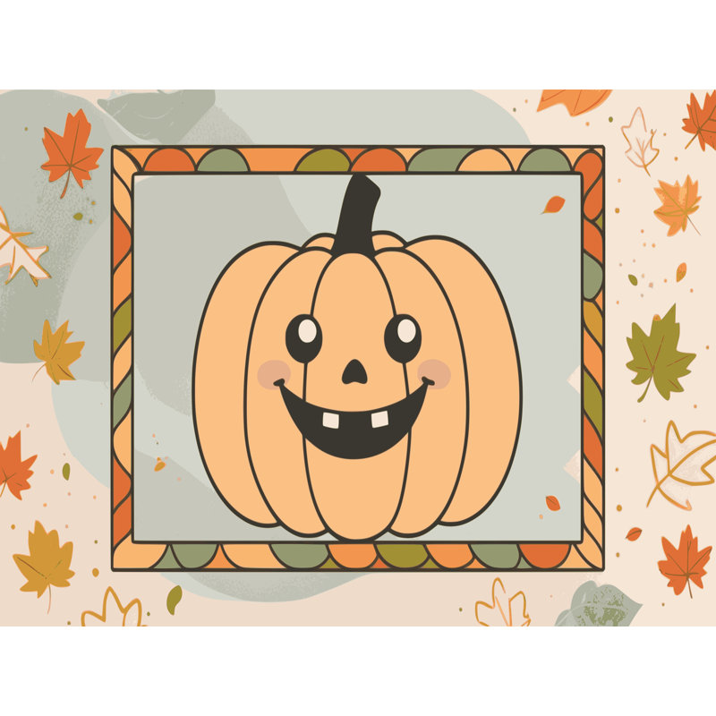 Tapis de vacances d'Halloween The Holiday Aisle®, Rectangle 4pi x 6 pi