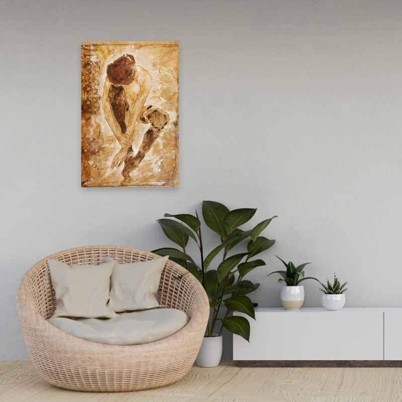 Repose - art figuratif, 24" H x 16" W