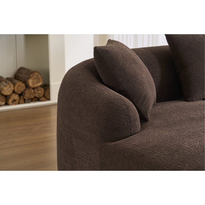 Canapé modulaire en L en éponge à compression complète LY-022, méridienne modulaire en chenille sans os, canapé 30D haute densité pour le salon en appartement, 900 lb