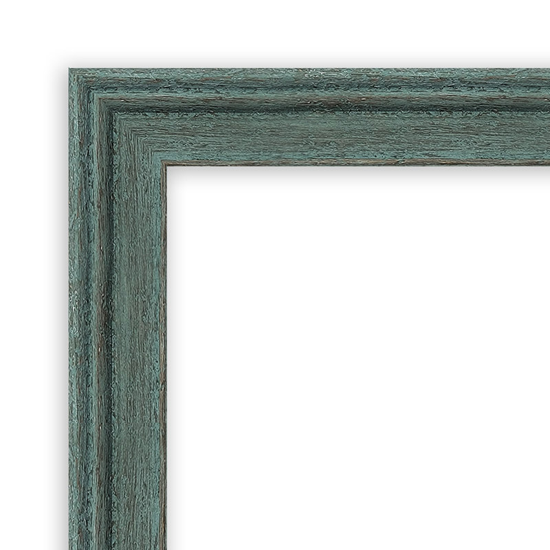 Miroir mural Bridgecliff, Bleu, Rectangle, 27,5 po x 39,5 po
