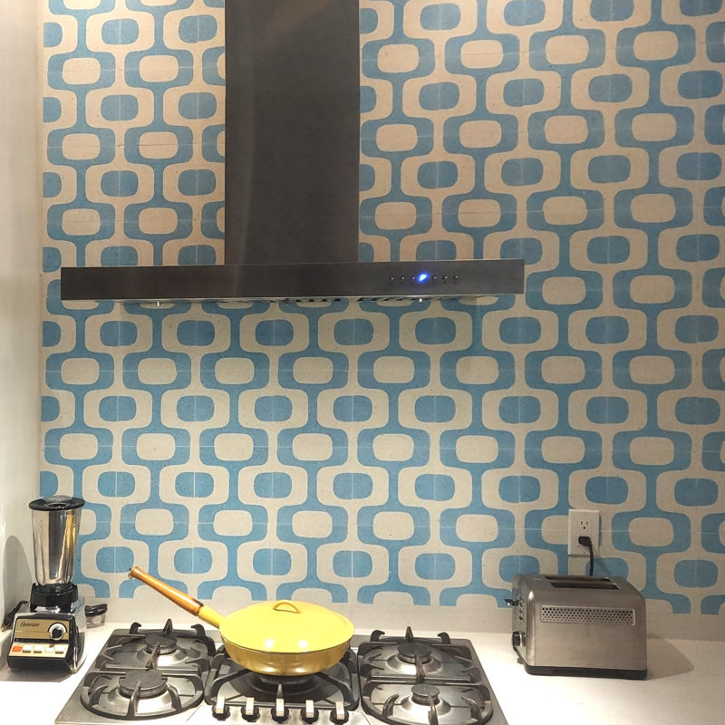 Ipanema 8" x 8" Cement Patterned/Concrete Look Wall & Floor Tile, Rosa