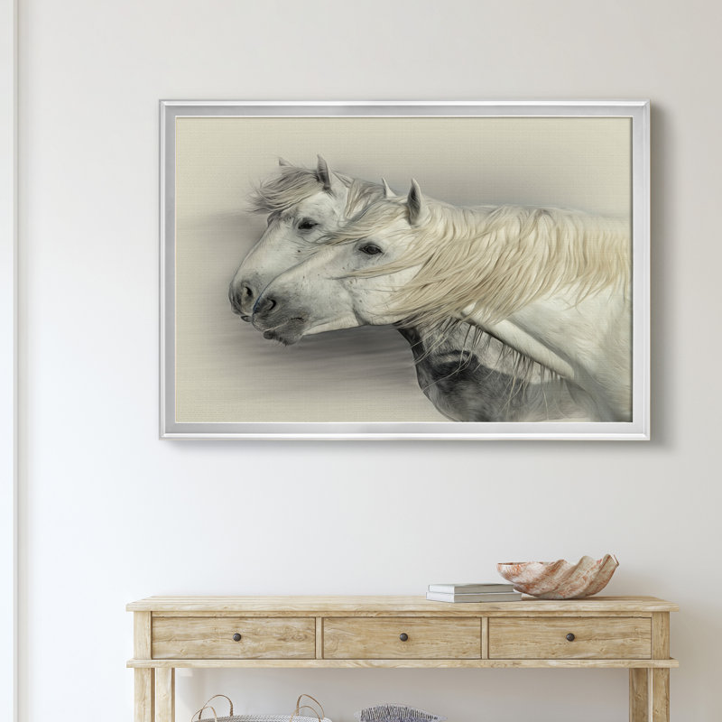 «Curiosity» - Cadre photo, impression sur toile, H 22,5 po x l 30,5 po x P 1,5 po, Argent