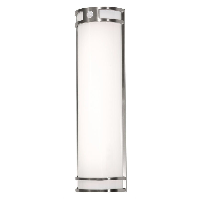 Plafonnier encastré d'extérieur à DEL Ervie, Aluminium brossé, 25W