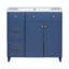Meuble-lavabo simple 36 po avec plateau en bois manufacturé Cheyna-70736063