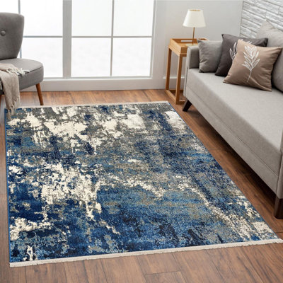 Tapis moderne à franges Modern