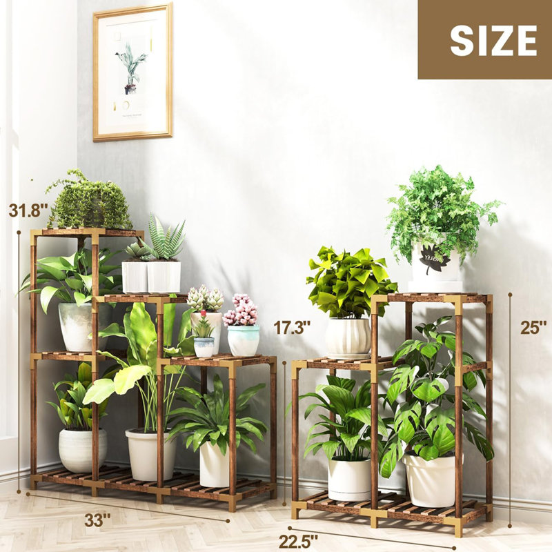 Support d'angle pour plantes d'intérieur