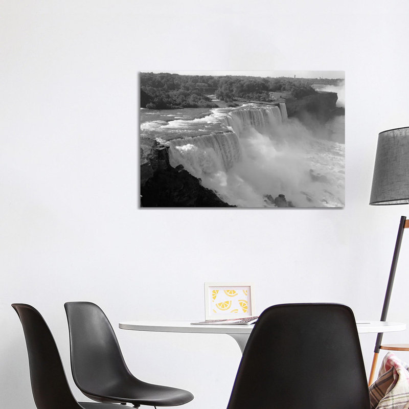 1960s American Falls Portion Of Niagara Falls New York USA - Wrapped Canvas Print, 101.6 cm H x 66.04 cm W x 3.175 cm D