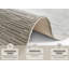 Flatweave Cream/Grey Rug-48421953