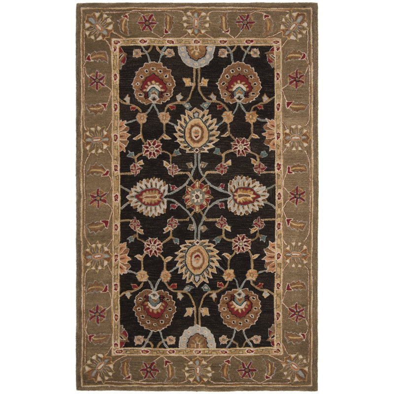 Tingley Hand Tufted Wool Pile Oriental Rug, Rectangle 3' x 5'