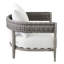 Chaise de patio avec coussins Claudia