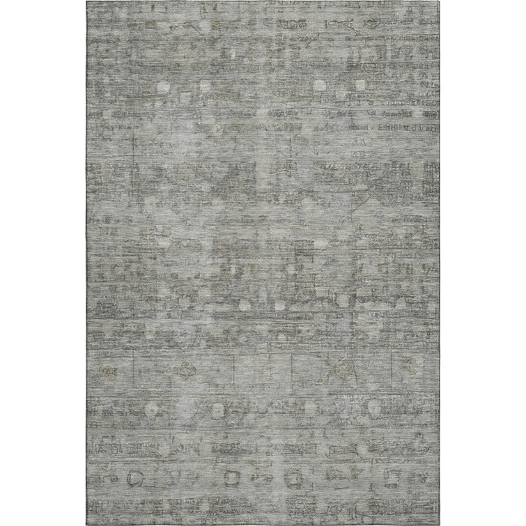 Premium Machine Washable Ponce AMF1768 Geometric Rug