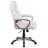 Kalman Mid-Back LeatherSoft Executive Swivel Office Chair with Padded Arms-1511468186