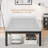 Roseann 18'' Heavy Duty Steel Platform Bed Frame with Round Corners, No Box Spring Needed, Noise Free-610034090