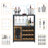 Natilie Metal Bar Cart-811429906-811429905