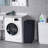 Slim Rolling Laundry Hamper With Lid And Wheels, Space-Saving Tall Dirty Clothes Basket With Handle For Small Spaces, Compact Design For Dorm, Bathroom And Bedroom-1197687818