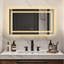 Ashawnti LED Illuminated Bathroom Mirror with Fog-Free Touch Sensor-1264038923