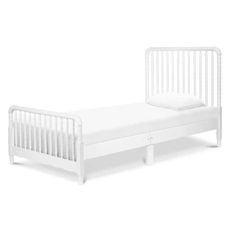 Jenny Lind Twin Solid Wood Platform Bed, White