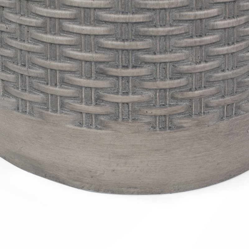 Table d'appoint d'extérieur ronde en béton