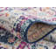 Tapis bleu marine à motif abstrait Kymiere-533200912