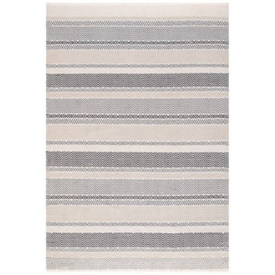 Gaidouras Geometric Recycled P.E.T Hand Knotted Indoor / Outdoor Area Rug