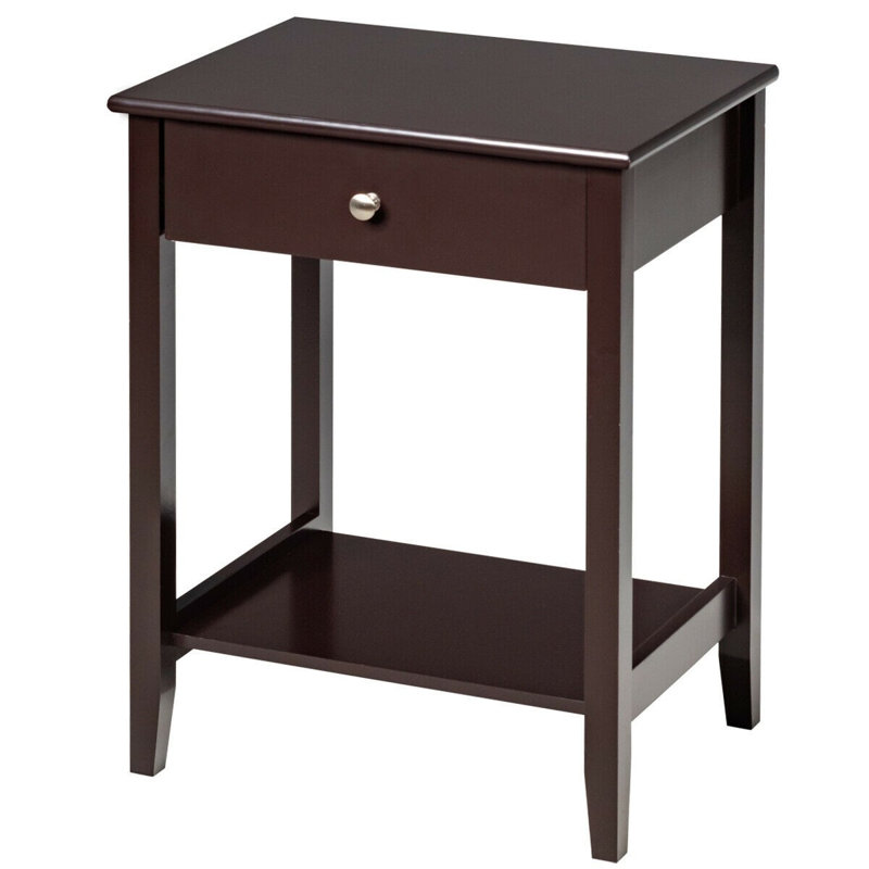 Adris 18.5'' W Nightstand, Brown