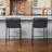 Maven Lane Gerard Stool with Faux Leather Upholstery-108989933-108989935