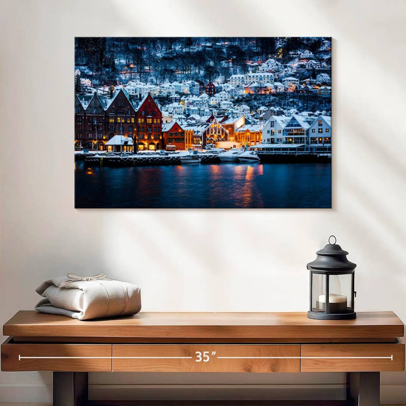 Vanna Bergen Hanseatic Houses, 16" H x 24" W