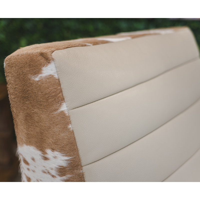 Fauteuil inclinable standard en cuir véritable de 39,37 po Michale