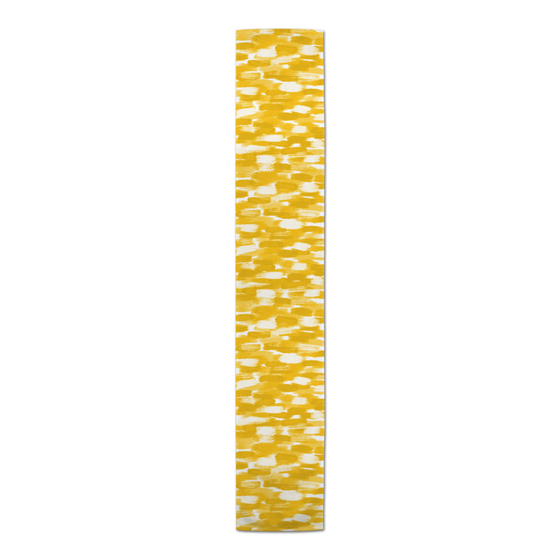 Colier Rectangle Polyester Table Runner, 90" x 16", Yellow