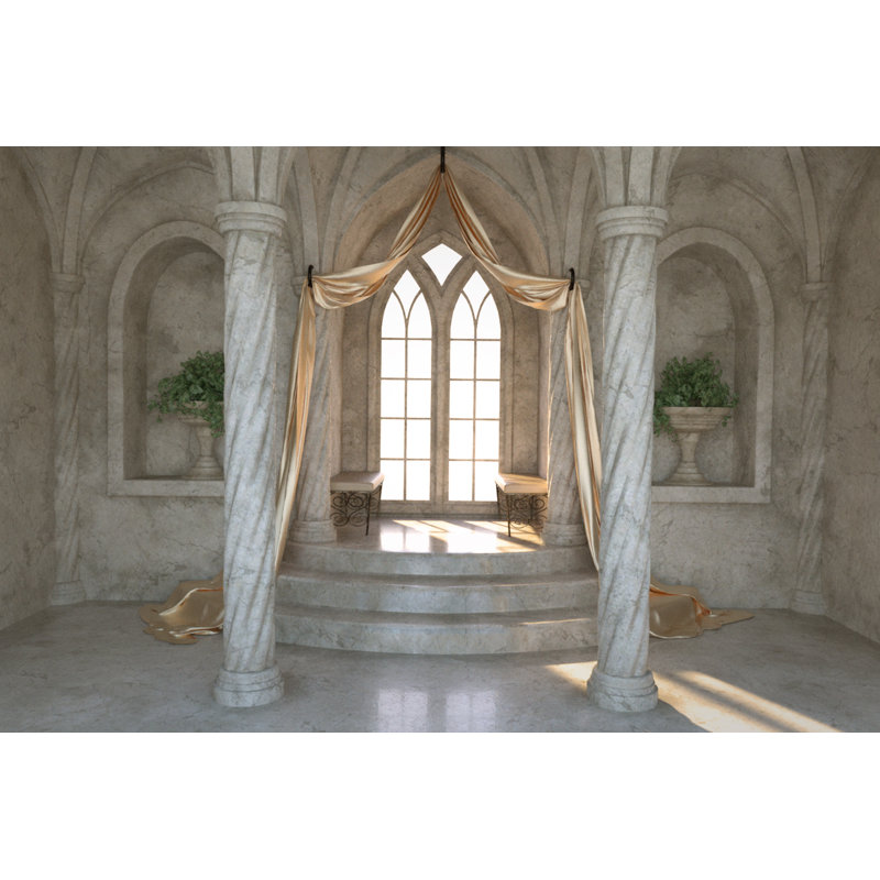 Balcon élégant Shabana par Kate Smith, H 8 po x l 12 po x P 1,25 po